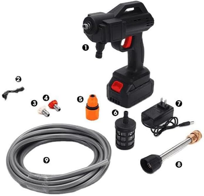 48V Wireless High Pressure Washer Gun Single Battery With Premium Box