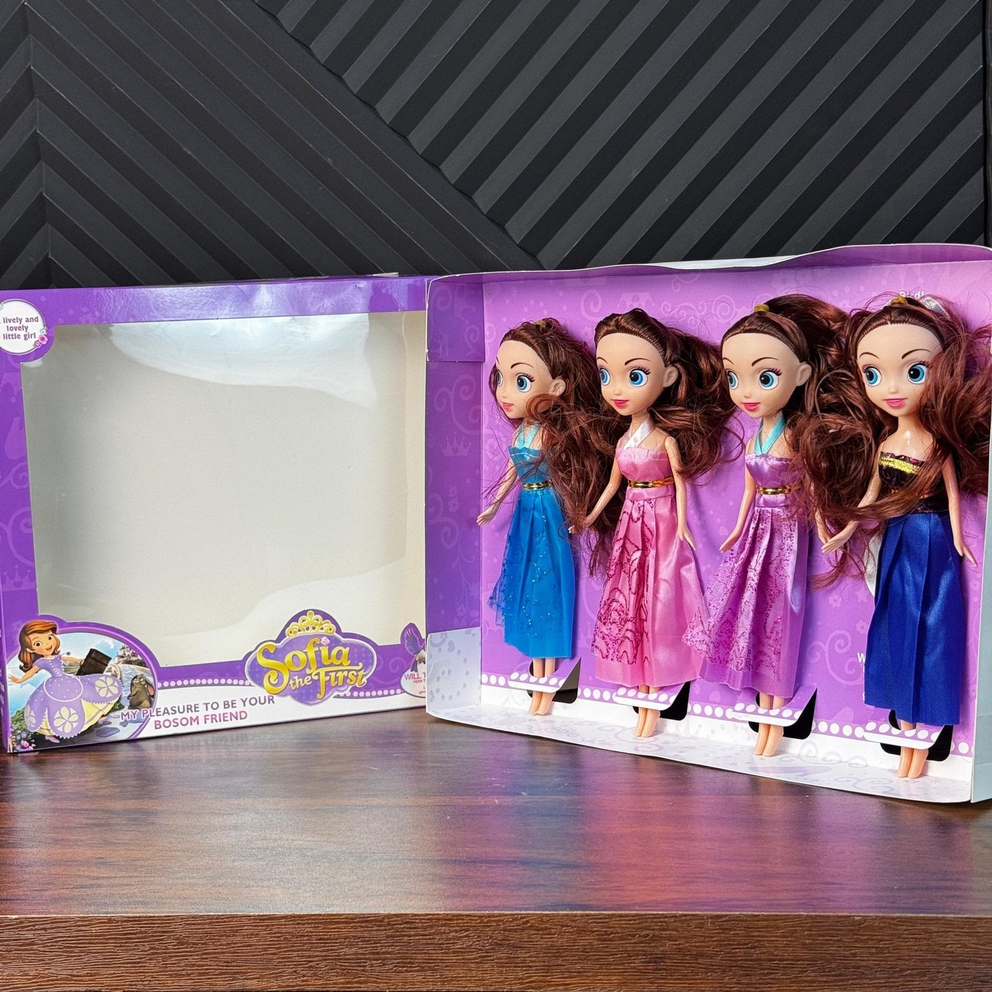 4 in 1 Sofia Princess dress up Doll toy