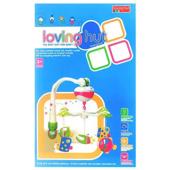 Loving Hut Musical Baby Cot Mobile - Hanging Rattles Set