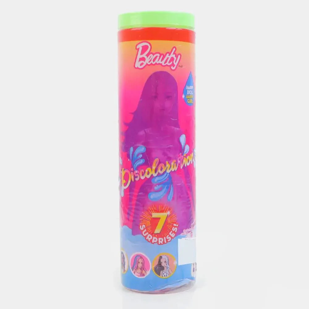 BEAUTY DOLL DISCOLORATION, REVEAL SET FOR GIRLS
