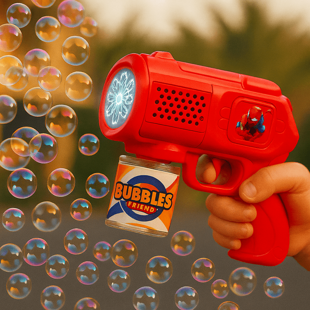 Super Hero Avengers Electric Bubble Machine for Kids (Random Color)