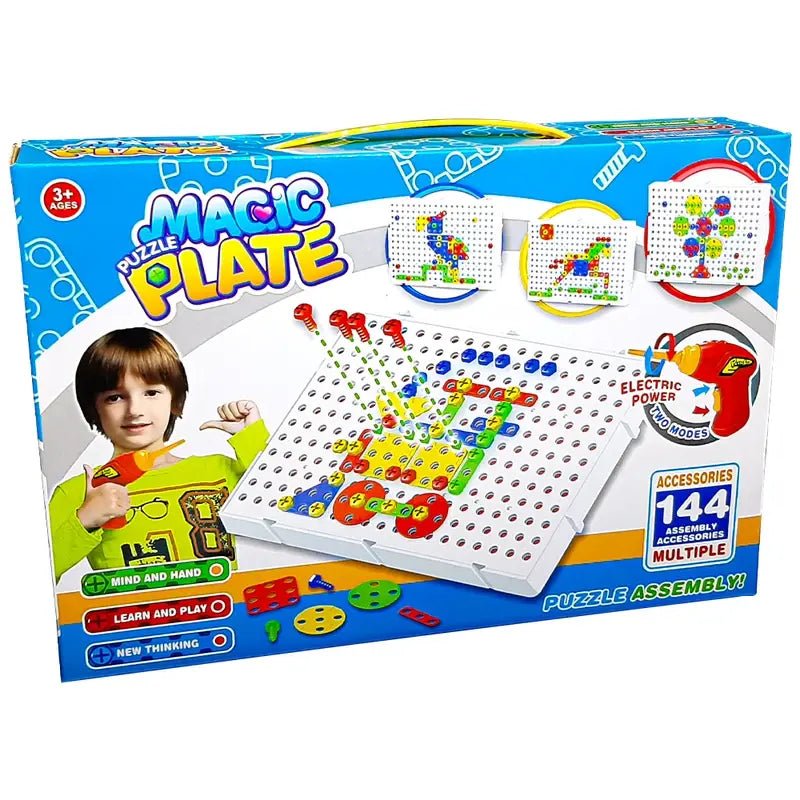 Creative Drilling Toy With Screwdriver Tool Playset (144 pcs)