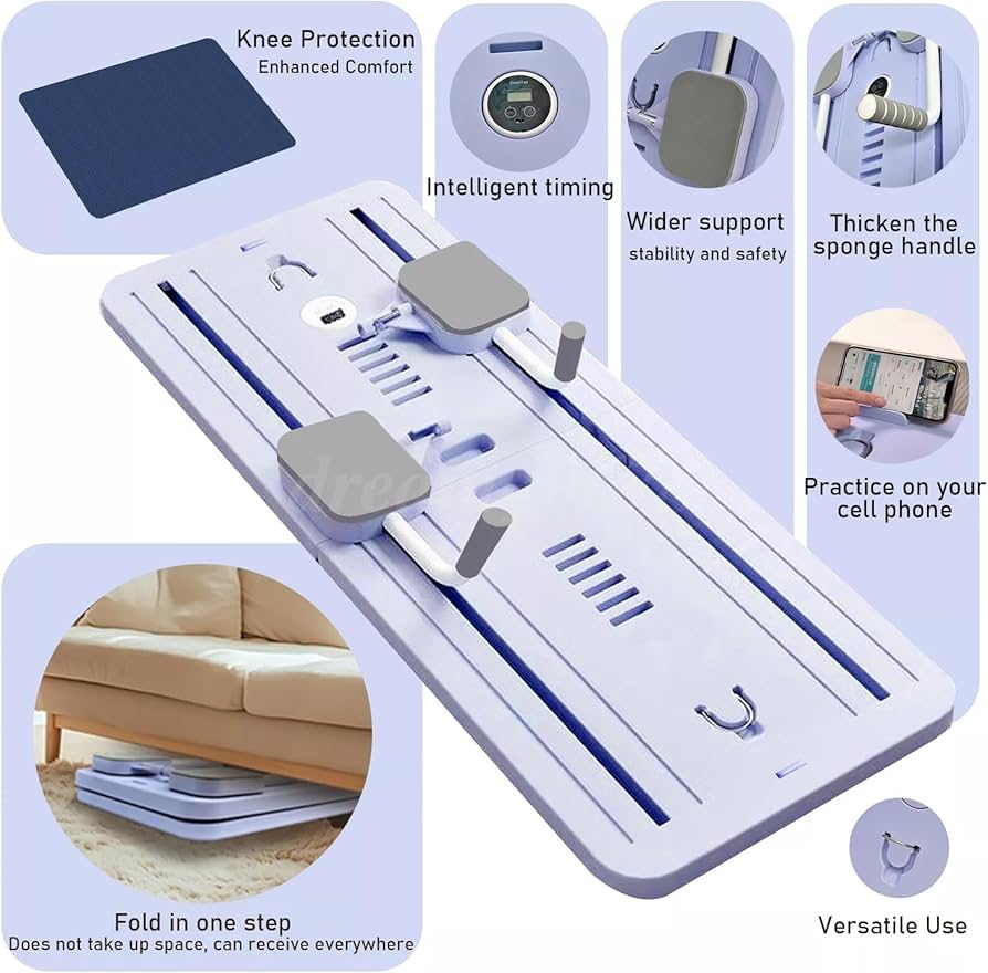 Import Quality Multifunctional Pilates Board Abdominal Exercise Push up Board 8IN1 - Automatic Rebound Full-Body Workout Machine for Men & Women