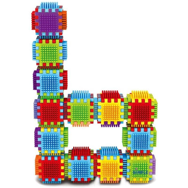 Kids Play Blocks, Creative Building Hedgehog Blocks - 120 Pcs