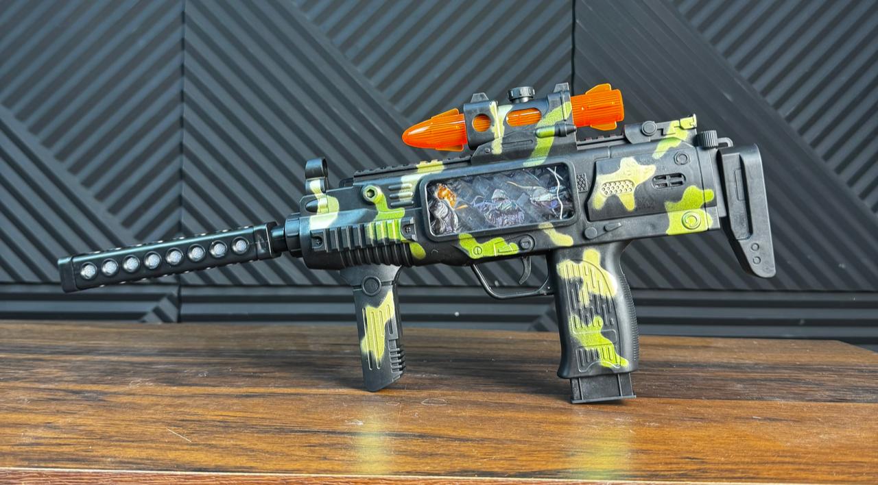 Camouflage Gun with Light and Music