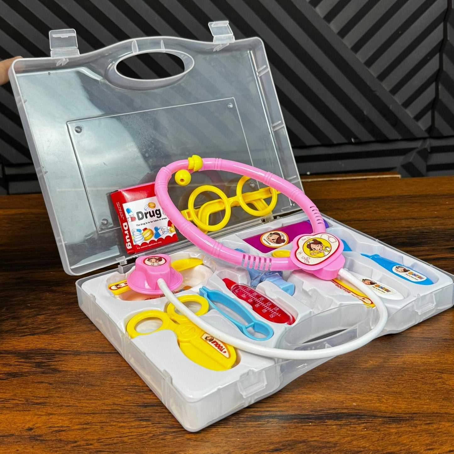 Doctor Set Toy for Kids - Medical Doctor Tray & Kit - Doctor Tools set