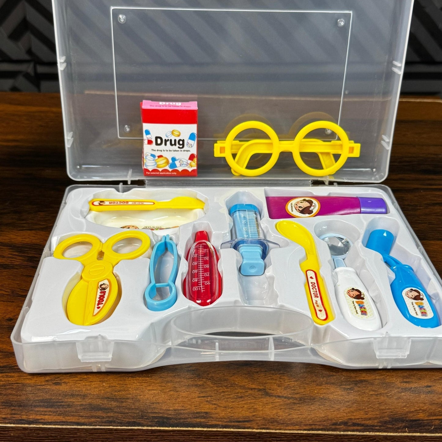 Doctor Set Toy for Kids - Medical Doctor Tray & Kit - Doctor Tools set