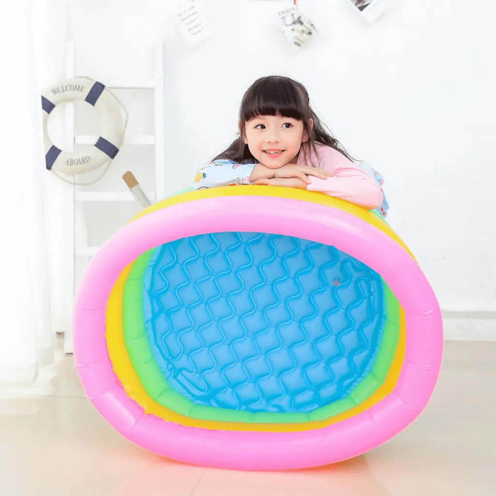 Rainbow Swimming Pool For Kids - 4 FT